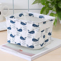 homeandgadget Home Whale Fabric Storage Basket