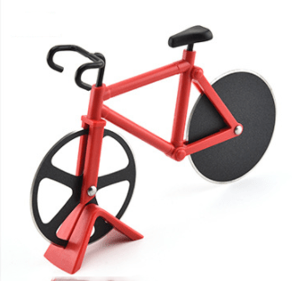 homeandgadget Home Red Fixie Bicycle Pizza Cutter