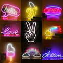 homeandgadget Home Flexible Multi-Colored Neon Wire LED Lights