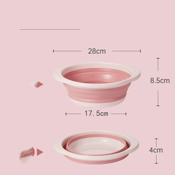 homeandgadget Home Pink / Medium Foldable Foot Soaking Bucket