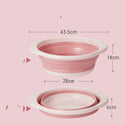 homeandgadget Home Pink / Extra large Foldable Foot Soaking Bucket