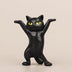 homeandgadget Home Black cat Funny Sassy Dancing Cat Airpod Holder