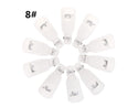homeandgadget Home White Gel Nail Polish Remover Clips