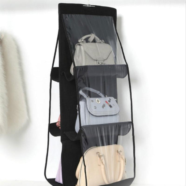 homeandgadget 8 Grid Handbag Pocket Hanging Organizer