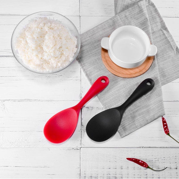 homeandgadget Home Household Silicone Non-stick Shovel Integrated Rice Spoon