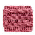 homeandgadget Headbands Pink Knitted Ear Warmer Headwrap