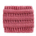 homeandgadget Headbands Pink Knitted Ear Warmer Headwrap