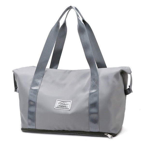 homeandgadget Home Light Grey Large Collapsible Waterproof Travel Bag