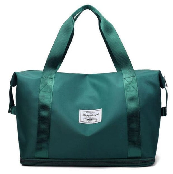 homeandgadget Home Dark Green Large Collapsible Waterproof Travel Bag