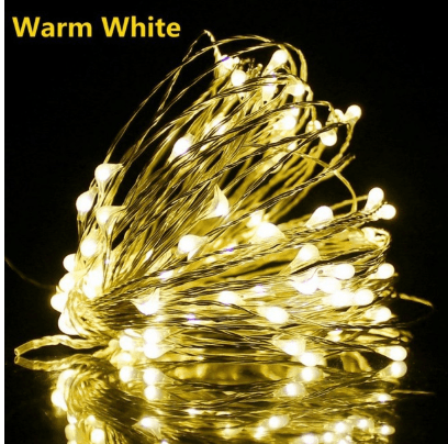 homeandgadget Home Warm White / 1m10 lights LED Fairy Light