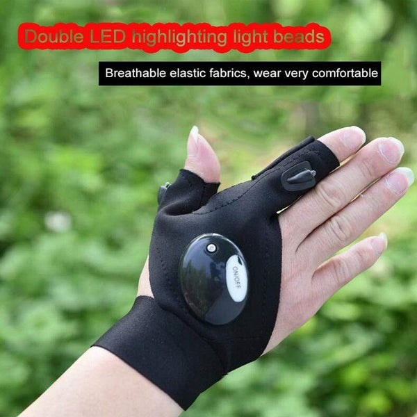 homeandgadget LED Flashlight Glove