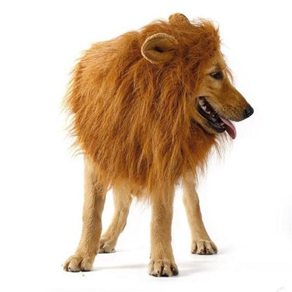 homeandgadget Lion Mane Wig for Dogs