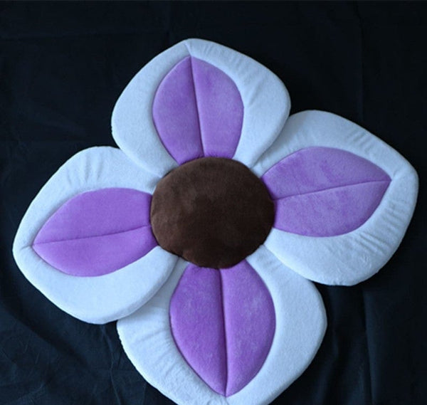 homeandgadget Home Purple Lotus Flower Baby Bath Mat