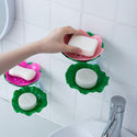 homeandgadget Home Lotus Shape Double-Layer Soap Holder