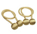 homeandgadget Gold Magnetic Curtain Tieback