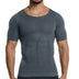 homeandgadget Home Grey / S Men's Posture Corrector Shirt For Fitness, Workout & Casual Wear