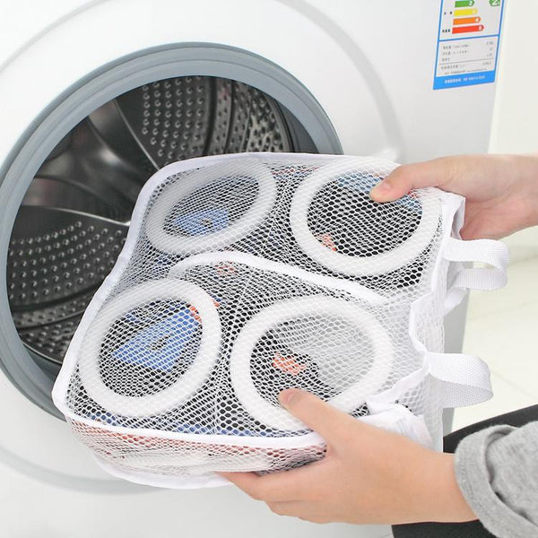 homeandgadget Home Mesh Sneaker Wash Bag For Washing Machine