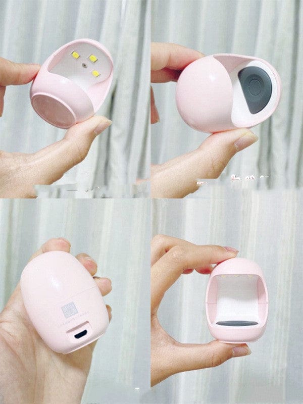 homeandgadget Home Pink Mini LED Nail Dryer Egg