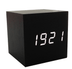 homeandgadget Home Black  white Modern Digital Wood Clock