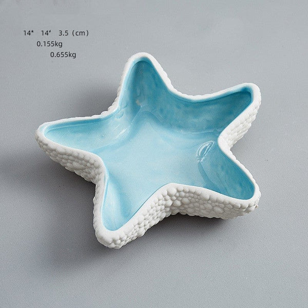 homeandgadget Home Multi-Use Ceramic Starfish Bowl