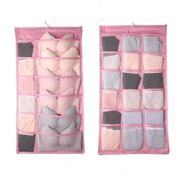 homeandgadget Home Pink / 12and18 Multifunctional Double-Sided Bag Storage Hanging Bag