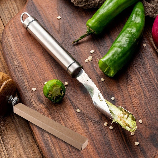 homeandgadget Home Multipurpose Jalapeno Pepper Corer & Seed Remover Tool