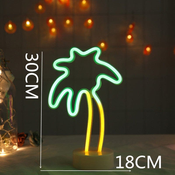 homeandgadget Home Neon Lighted Palm Tree