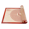 homeandgadget Red Non-Stick Measuring Pastry Mat