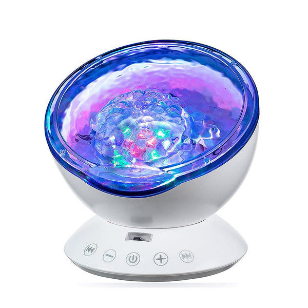 homeandgadget Home White Ocean Wave Light Projector Lamp