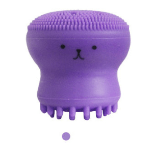 homeandgadget Home Purple Octopus Shaped Silicone Face Cleanser