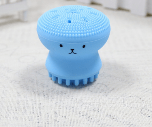 homeandgadget Home Blue Octopus Shaped Silicone Face Cleanser