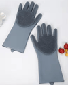 homeandgadget Gray Original Magic Dishwashing Gloves (BPA Free)