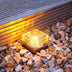 homeandgadget Home Warm Outdoor Solar Glass Brick Lights