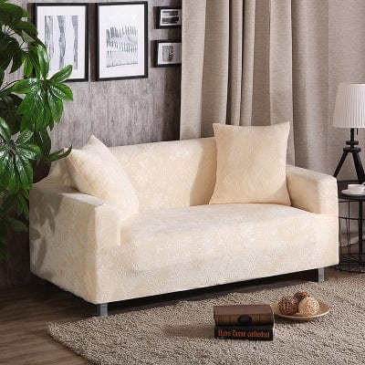homeandgadget Home Beige / Single seater Perfect Fit Sofa Slipcover
