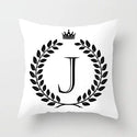 homeandgadget J Personalized Alphabet Pillow Cover