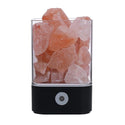 homeandgadget Home Black Square Pink Himalayan Salt Lamp