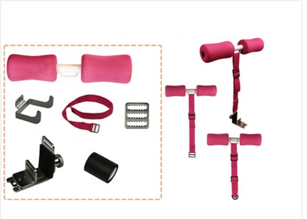 homeandgadget Home Pink Portable Home Sit-Up Assistant Exercise Bar