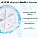 homeandgadget Home Portable Mini Ultrasonic Turbine Washing Machine