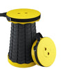 homeandgadget Home Yellow Portable Retractable Stool For Indoor and Outdoor Use