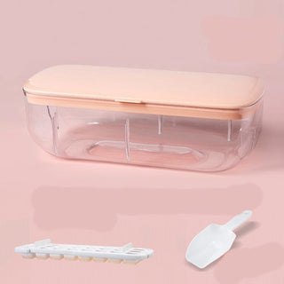 homeandgadget Home Pink / Single layer Press Type Ice Cube Box