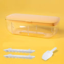 homeandgadget Home Yellow / Double layer Press Type Ice Cube Box