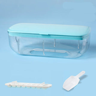 homeandgadget Home Blue / Single layer Press Type Ice Cube Box