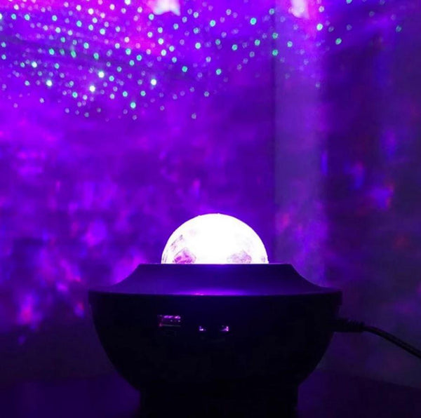 homeandgadget Remote Controlled Bluetooth Music Starry Galaxy Projector Light