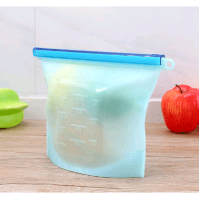 homeandgadget Blue Reusable Food Storage Bags
