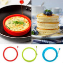 homeandgadget Home Round Silicone Egg Rings For Cooking Eggs