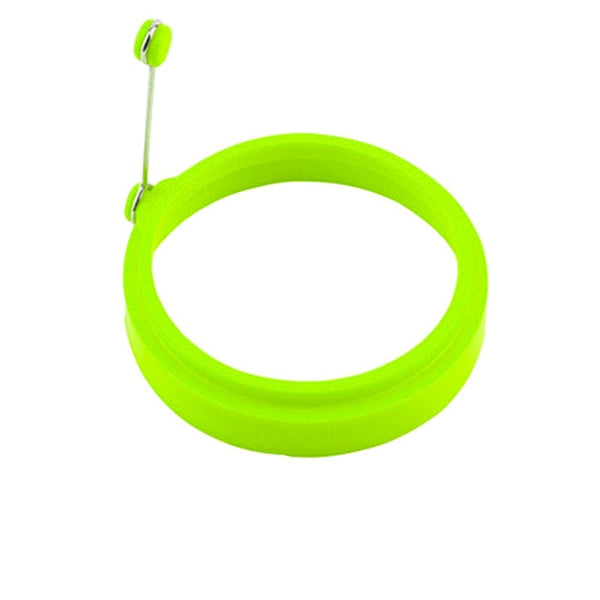 homeandgadget Home Green Round Silicone Egg Rings For Cooking Eggs