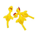 homeandgadget Home Yellow / 3PCS Rubber Chicken Flingers Toy