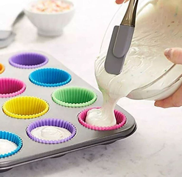 homeandgadget Home Safe Silicone Muffin Cups (10pc)