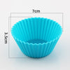 homeandgadget Home Blue / 10PCS Safe Silicone Muffin Cups (10pc)
