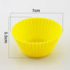 homeandgadget Home Yellow / 10PCS Safe Silicone Muffin Cups (10pc)